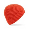Winter hat - mod. B380:Fire Red, 97% acrylic / 2% polyester / 1% elastane, One Size